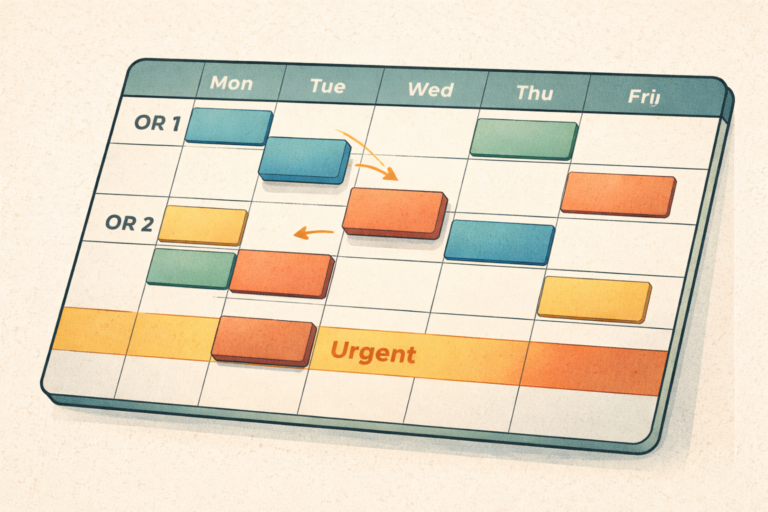 Adaptive Surgical Prioritization and Scheduling